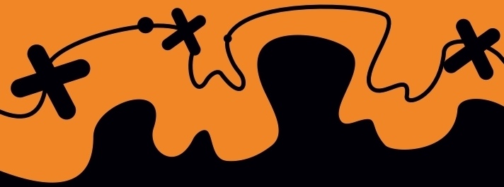 Orange waves